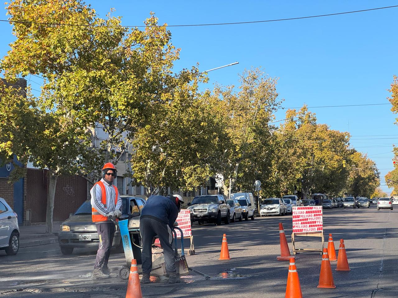 PRECAUCIÓN: REPARACIONES DE HORMIGÓN EN EL MICROCENTRO